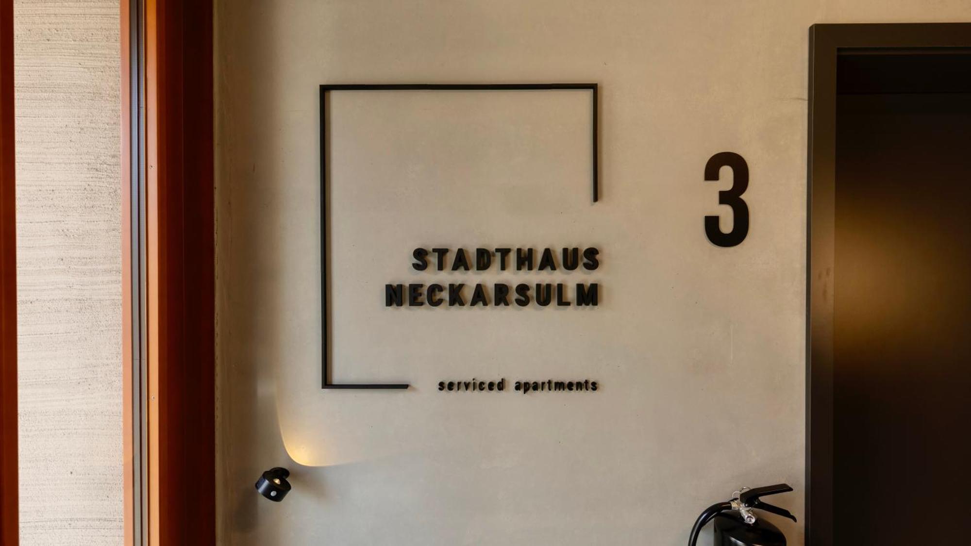 Stadthaus Neckarsulm Serviced Apartments - Stadthaus Heiner Exterior foto